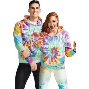 Spiritual Gangster Tie-Dye Pullover Hoodie in Rainbow